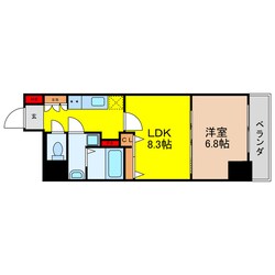 フォーリアライズ本町レクスの物件間取画像